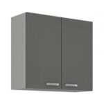 ASKO - NÁBYTEK Horní kuchyňská skříňka Grey 80G-72