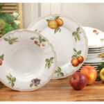 ASKO - NÁBYTEK Jídelní servis (12 dílů) Flora Orchard