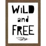 ASKO - NÁBYTEK Rámovaný obraz Wild and free