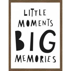 ASKO - NÁBYTEK Rámovaný obraz Little moments big memories