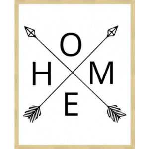 ASKO - NÁBYTEK Rámovaný obraz Home