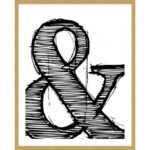 ASKO - NÁBYTEK Rámovaný obraz And symbol