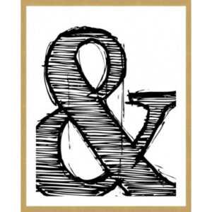 ASKO - NÁBYTEK Rámovaný obraz And symbol