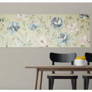ASKO - NÁBYTEK Ručně malovaný obraz Luční kvítí 120x40 cm