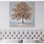 ASKO - NÁBYTEK Ručně malovaný obraz Strom života 100x100 cm
