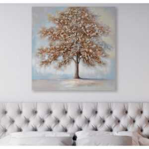 ASKO - NÁBYTEK Ručně malovaný obraz Strom života 100x100 cm