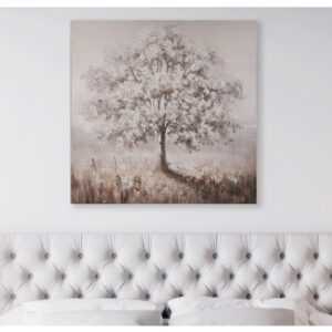 ASKO - NÁBYTEK Ručně malovaný obraz Strom 100x100 cm