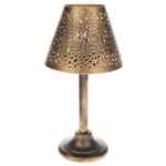 ASKO - NÁBYTEK Dekorační svícen tvar lampa