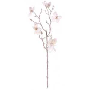 ASKO - NÁBYTEK Umělá květina Zasněžená magnolie 65 cm