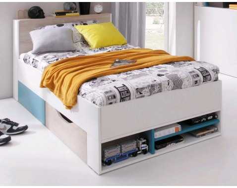Postel s úložnými prostory Planet ASKO - NÁBYTEK Postel s úložnými prostory Planet