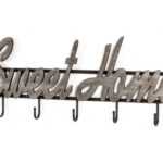 ASKO - NÁBYTEK Kovový nástěnný věšák Sweet Home