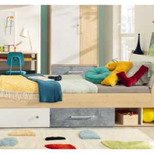 ASKO - NÁBYTEK Postel s úložnými prostory Step 120x200 cm