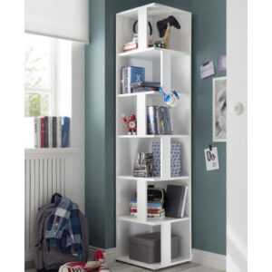 ASKO - NÁBYTEK Rohový regál s přihrádkami Corner Shelf