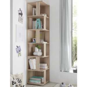 ASKO - NÁBYTEK Rohový regál s přihrádkami Corner Shelf