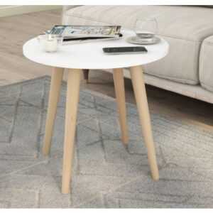 ASKO - NÁBYTEK Kulatý konferenční/odkládací stolek Porto 50 cm