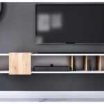 ASKO - NÁBYTEK Nástěnný TV stolek Ronda