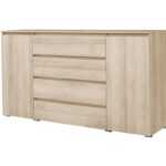 Maridex Komoda COSMO C6 Maridex 184/97/41 barevné provedení: dub sonoma
