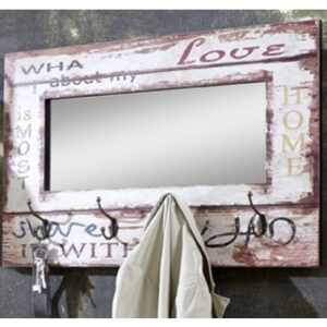 ASKO - NÁBYTEK Věšákový panel se zrcadlem Lovis