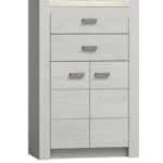 Casarredo Komoda INDIANAPOLIS I6 Jarstol 76/127/42 Barva: craft-bila