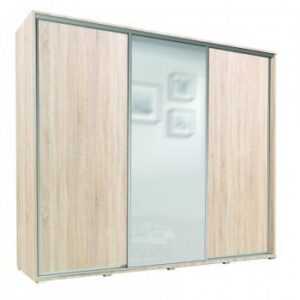 Maridex Šatní skříň SILVER Maridex 255/215/66 Barva: bila