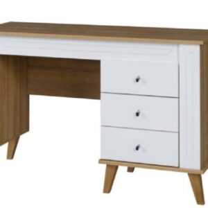 Mlot Psací stůl SONIA SN14 Mlot 124/80/54 Barva: dub-grandson-bily-lesk