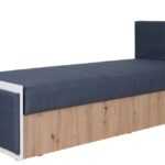 Gib Meble Gib Meble Postel IWA Gib 98/91/213 Barva: grafit-bila-dub-artisan