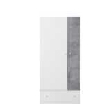 Meblar Šatní skříň SIGMA SI3 Meblar 80/190/50 Barva: bily-lux-beton