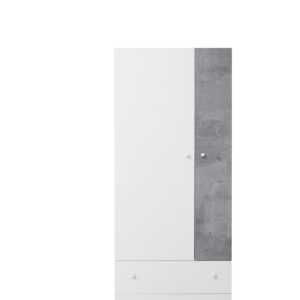 Meblar Šatní skříň SIGMA SI3 Meblar 80/190/50 Barva: bily-lux-beton