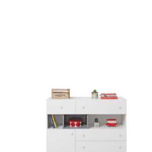 Meblar Komoda SIGMA SI12 Meblar 110/90/40 Barva: bily-lux-beton