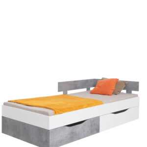 Meblar Postel 120 SIGMA SI16 Meblar 124/75/204 Barva: bily-lux-beton