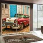 Maridex Šatní skříň PENELOPA 205 vzor auto Maridex 205/215/66 Barva: dub-sonoma