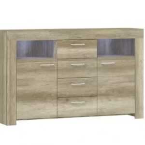 Piaski Komoda SK155 SKY Piaski 155/96/40 Piaski barevné provedení: country šedý