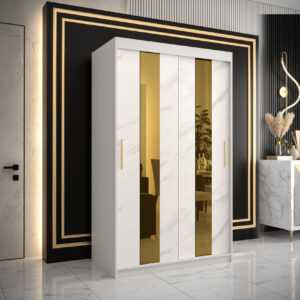 Abika Šatní skříň GOLDEN Abika 120/200/62 barevné provedení: bílý mat