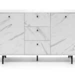Gib Meble Gib Meble Komoda VEROLI K2D3SZ Gib 150/90/41 barevné provedení: bílý mat