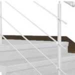 Topstep Schodová bočnice Ořech tmavý 3142